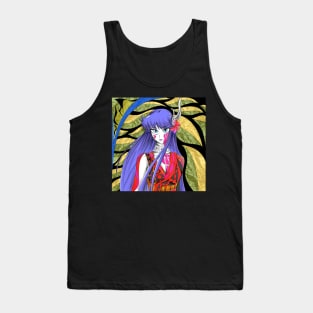 saori kido the athena goddess in totonac cloth ecopop Tank Top